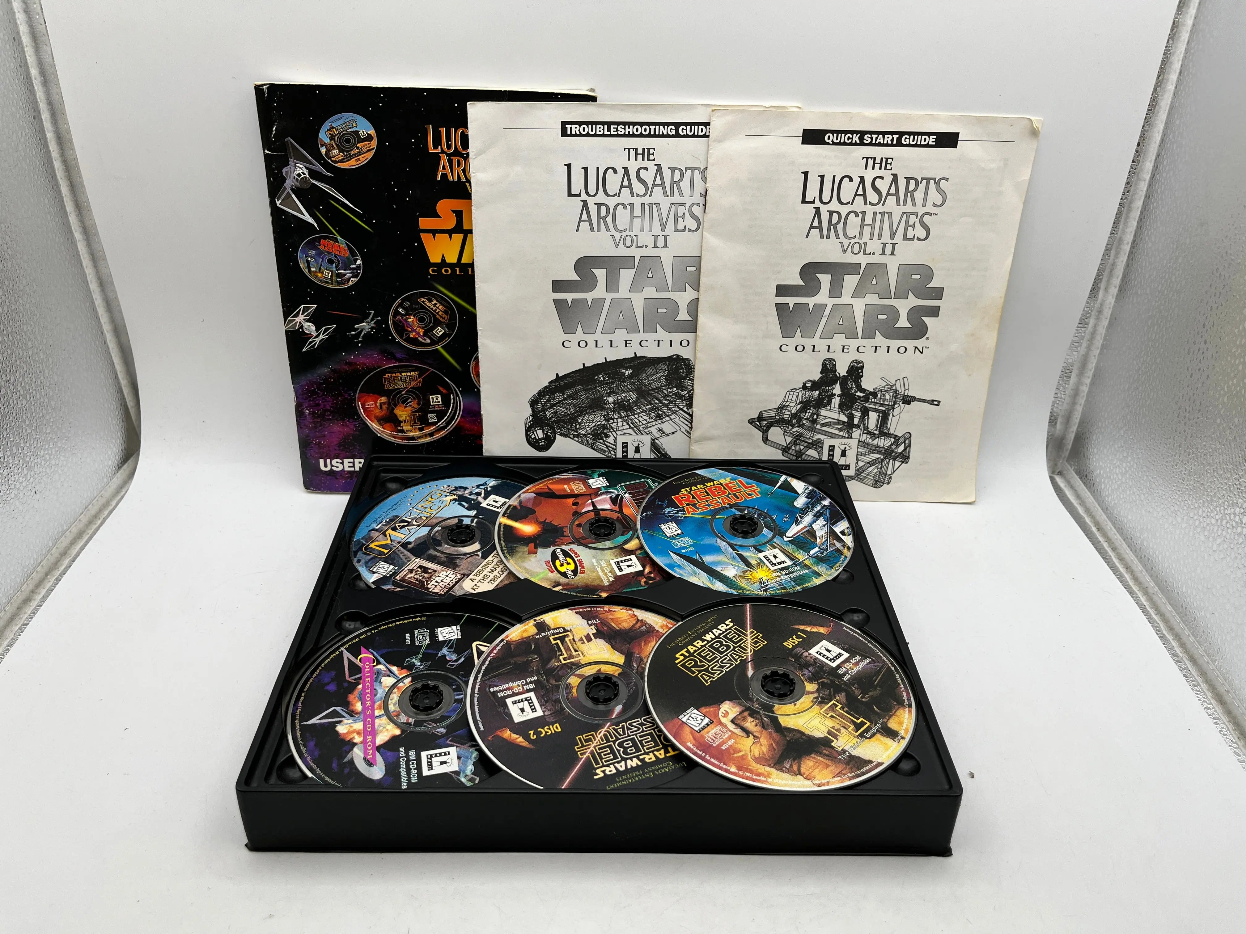 The LucasArts Archives Vol II - Star Wars Collection Big Box Mac Game Complete FRENLY BRICKS - Open 7 Days